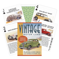 Vintage Motor Cars žaidimų kortos Us Games Systems